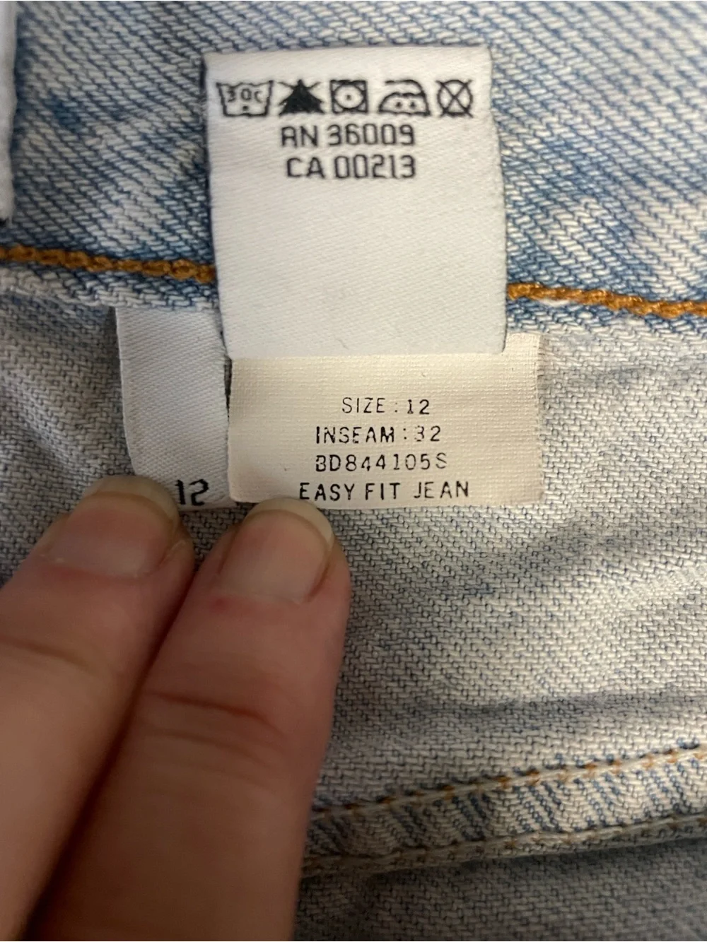 Calvin Klein vintage light wash High-Rise Straight Leg Women’s Jeans